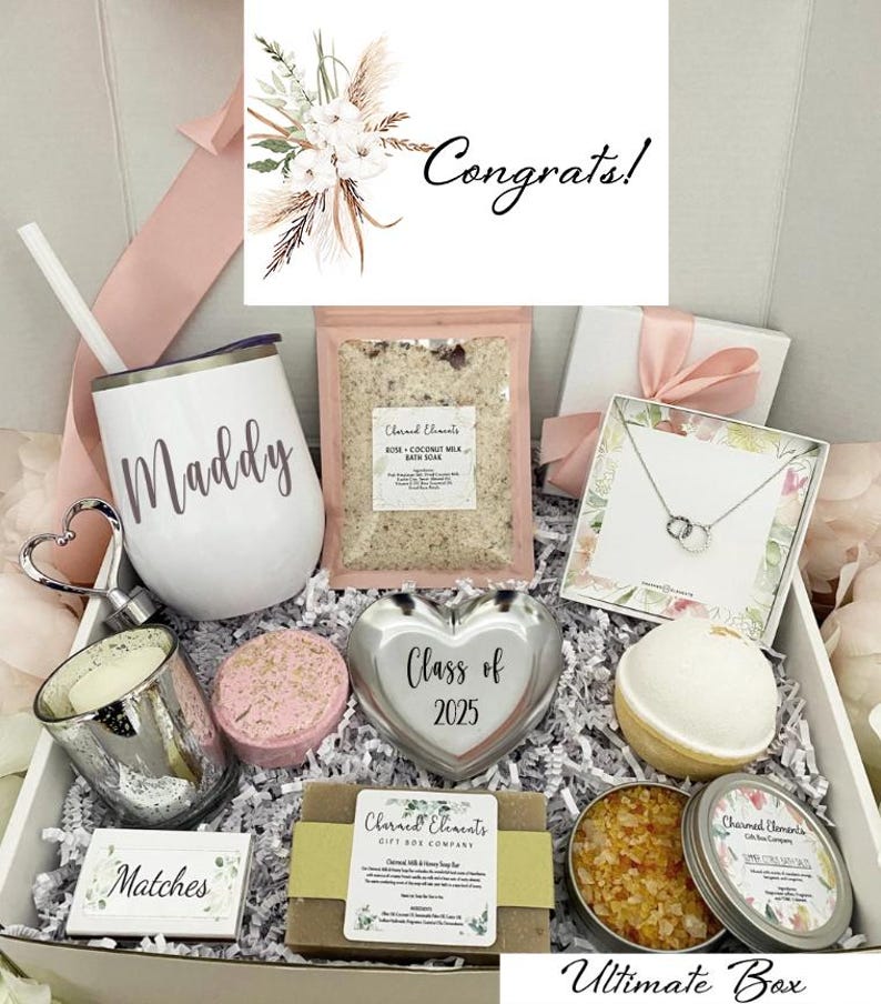 Graduation Gift Box for her, Graduation Gift for Daughter, Graduation Gift for Her 2025, Graduation Jewelry Gift Set, Grad Gift Box 2025 Ultimate Box