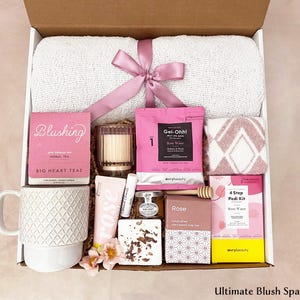 Luxury Spa Box for Her – Cozy Self Care Gift, Relaxation & Pampering Set