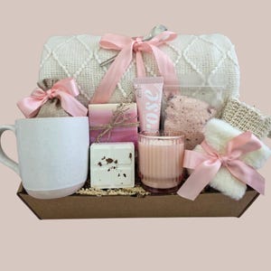 Thinking of You Gift Box for Her, Spring Care Package, Comfort & Encouragement Gift