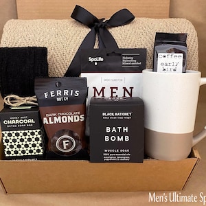 Men&#39;s Relaxation Gift Box – Self Care Package, Comfort Present