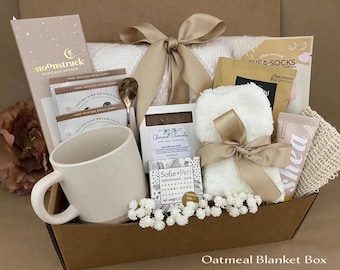 Sister Birthday Gift Box – Curated Self Care Package, Relaxation, Spa, Comfort, Appreciation, Thoughtful Present for Her