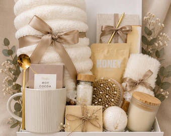 Luxury Spa Gift Box for Her | Cozy Self Care Gift