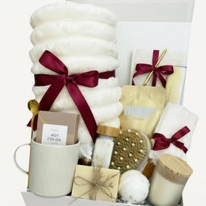 Valentines Day Gift Box for Women, Gift Basket for Mom, Hygge, Valentines Gift Box, Valentines Gift Basket, Valentine Gift Box for Wife, Her