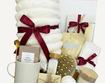 Valentines Day Gift Box for Women, Gift Basket for Mom, Hygge, Valentines Gift Box, Valentines Gift Basket, Valentine Gift Box for Wife, Her