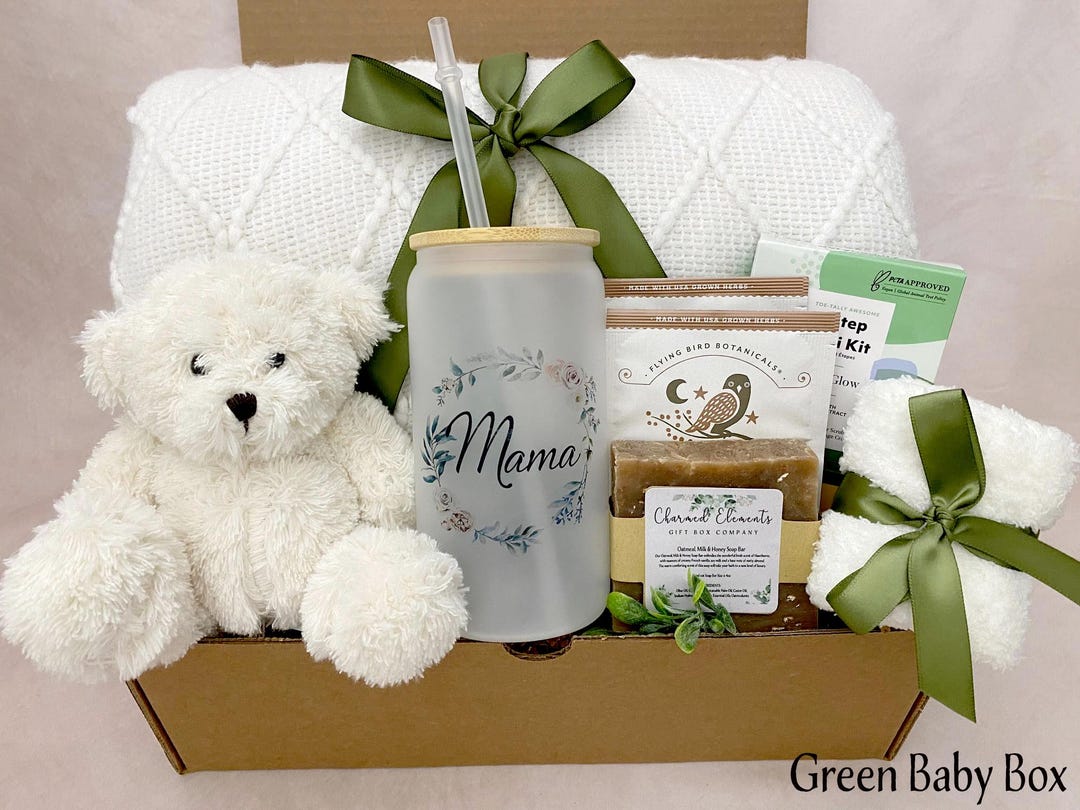 New Mom Gift Box – Postpartum Care Package, Self Care Spa Gift for Mom ...