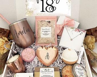 18th Birthday Care Package for her, 18th Birthday Gift for Her, Happy Birthday Box, 18th Birthday Box, 18th Birthday Gift for Daughter 032