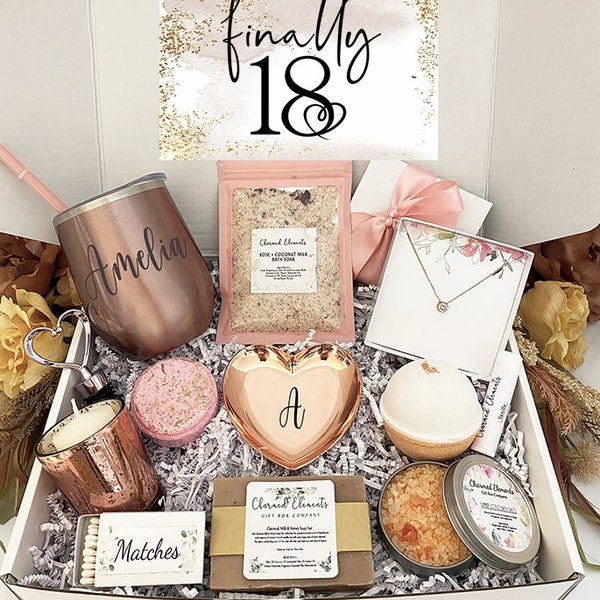 18th Birthday Care Package for her, 18th Birthday Gift for Her, Happy Birthday Box, 18th Birthday Box, 18th Birthday Gift for Daughter 032