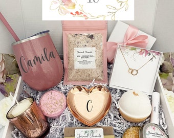 Sweet 16 Happy Birthday Gift Box For Her, Birthday Gift for Daughter, Personalized Birthday Box Spa Gift Set Daughter, Birthday Gift Box