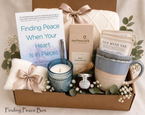 Sympathy Gift Box, Grief Care Package, Bereavement Gift for Loss, Thinking of You Gift, Self Care Comfort Box for Women, Loss, Miscarriage