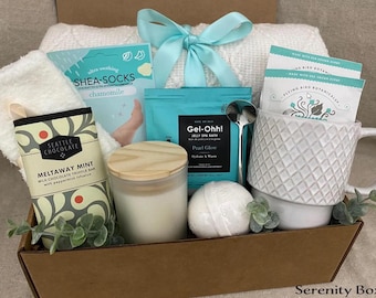 Get Well Soon Gift Basket for Women – Recovery Care Package, Comfort, Self Care, Relaxation, Encouragement Present for Her