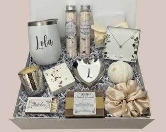 Teen Birthday Gift Box – Personalized Spa Self Care Package, Relaxation, Pampering Present for Girls