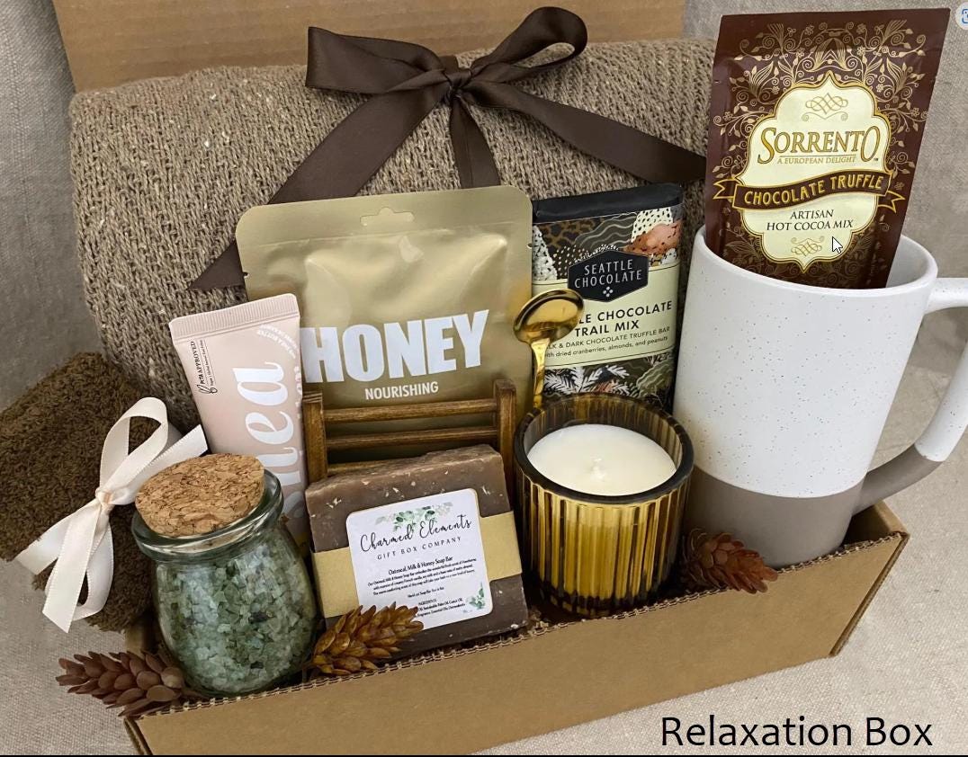 Get Well Soon Gift Basket For Women - Care Package With Blanket, Socks, Candle & Mug For Recovery - View #4