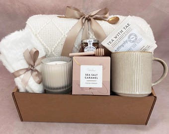 Cozy Gift Box with Valentine Touches | Luxury Comfort & Self Care Gift