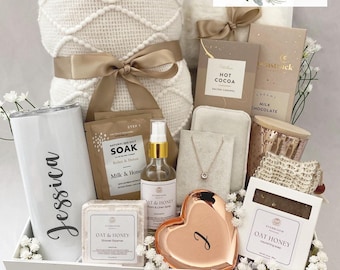 Personalized Birthday Gift Box for Her, 21st Birthday Care Package, 30th Birthday Gift for Friend, Milestone Birthday Keepsake