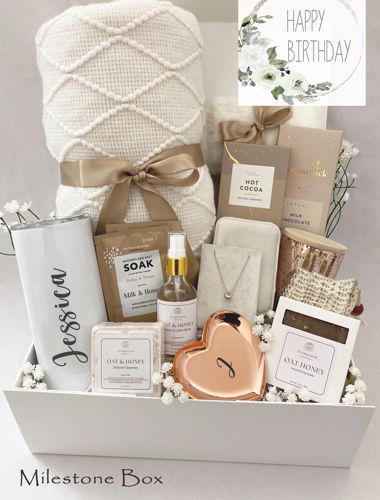 Personalized Birthday Gift Box for Her, 21st Birthday Care Package