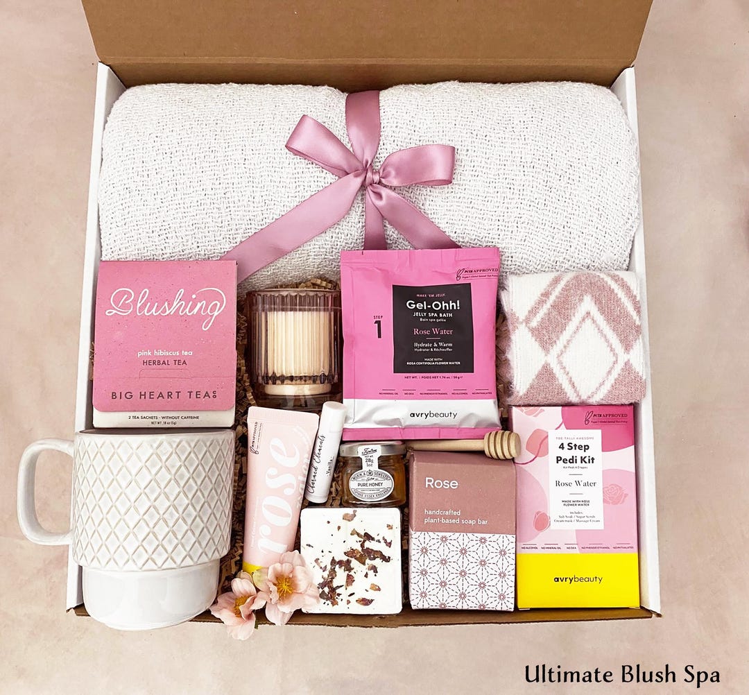 Valentines Spa Gift Box for Her | Cozy Luxury Self Care Gift - Etsy