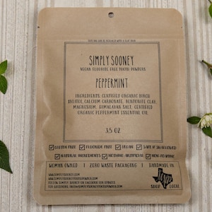 Vegan Tooth Powder: Fluoride-Free, Zero Waste, Organic Ingredients