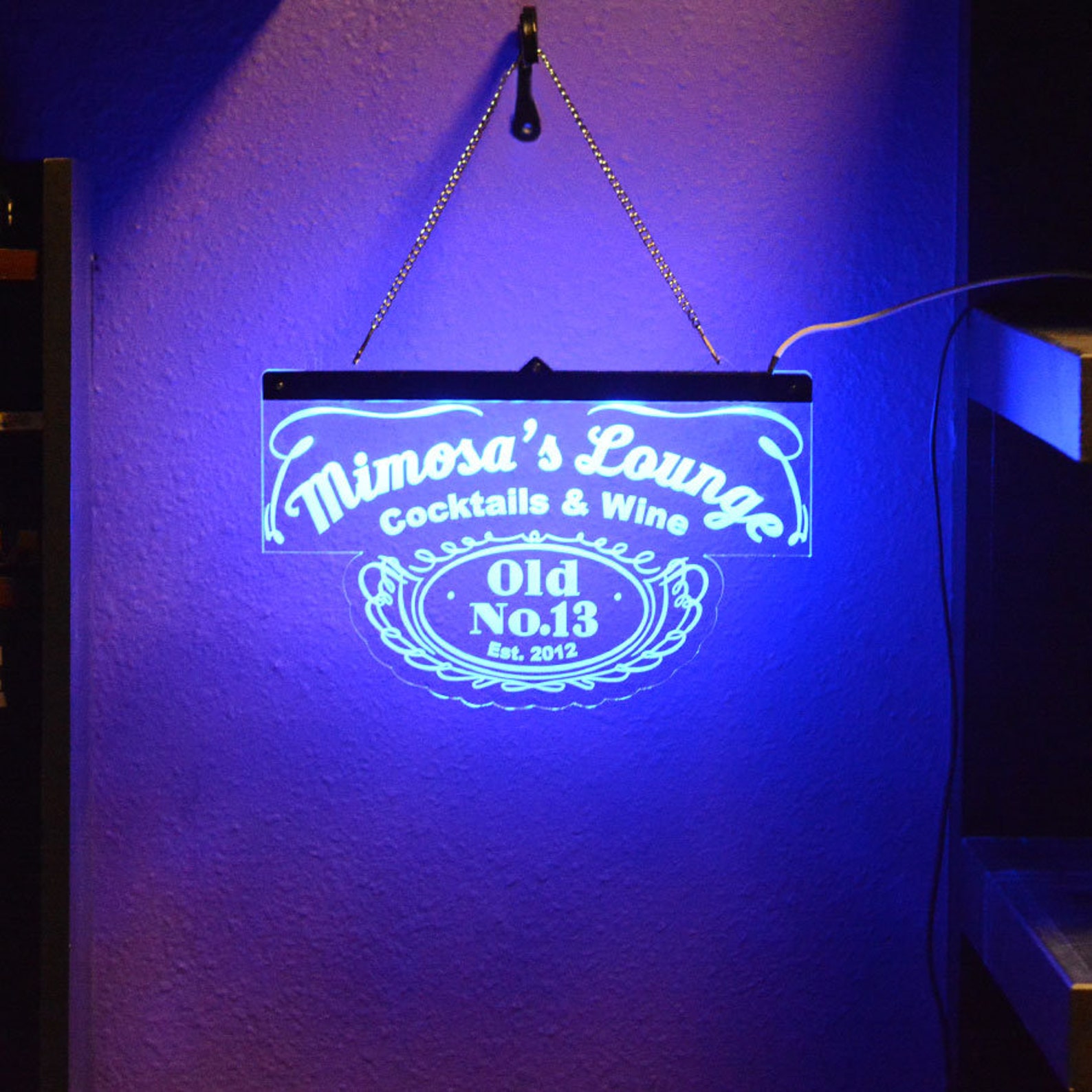 Personalized LED Neon Sign Man Cave Sign Custom LED Garage Etsy