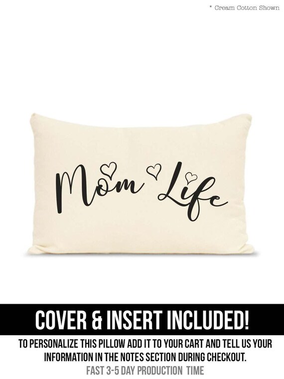 mom life pillow print mom pillow throw pillow mothers day etsy