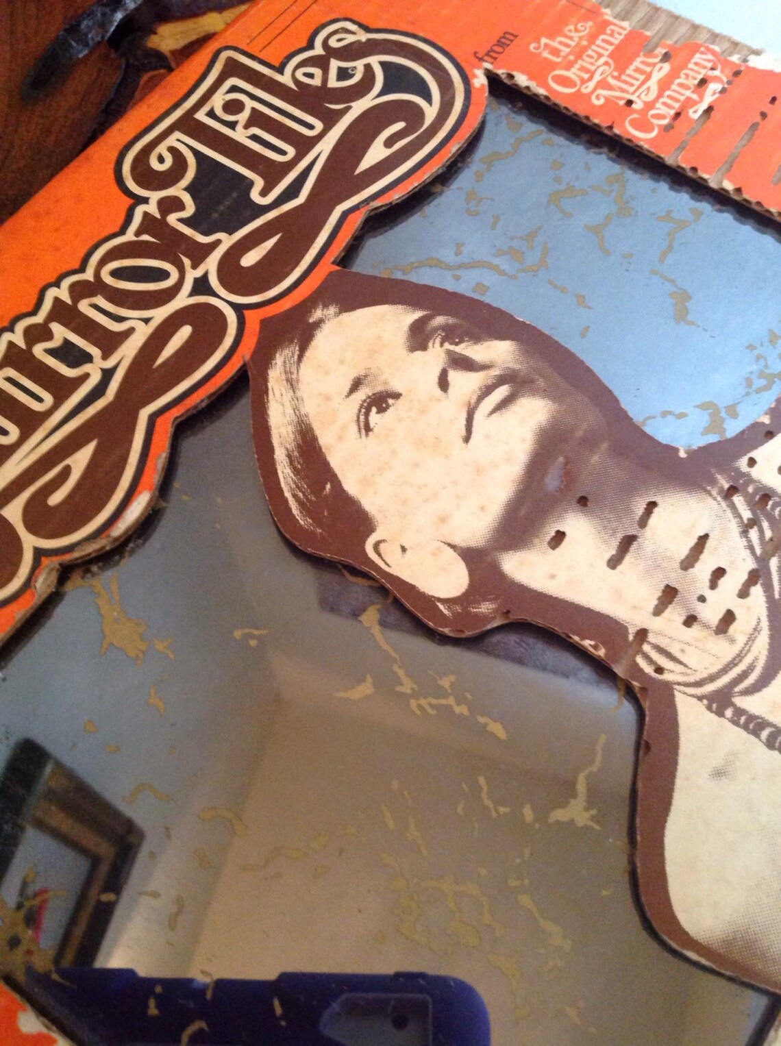 Vintage Retro Gold Vein Smoke Mirror Tiles Old New Stock in Etsy