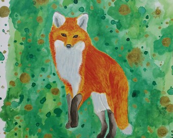 Red Fox Print