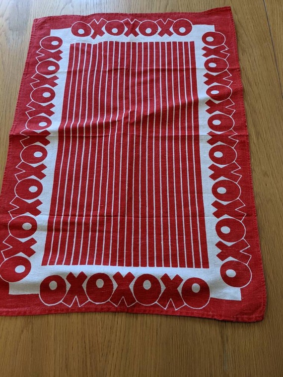 Vintage OXO tea towel