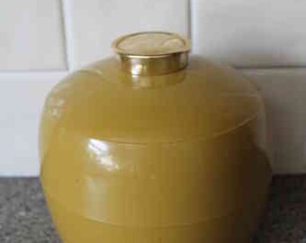 Retro green plastic ice bucket
