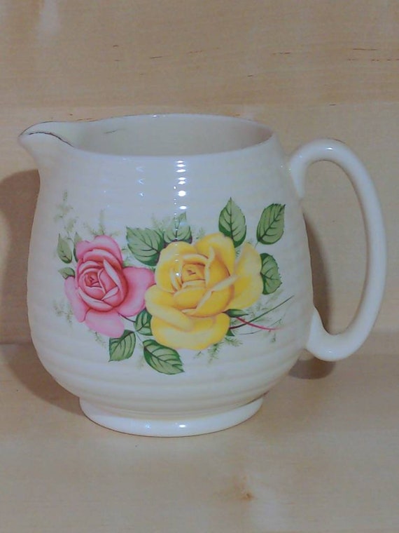 Lovely floral vintage jug