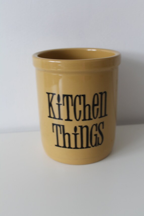 T G Green Kitchen Things Utensils Storage Container 80s