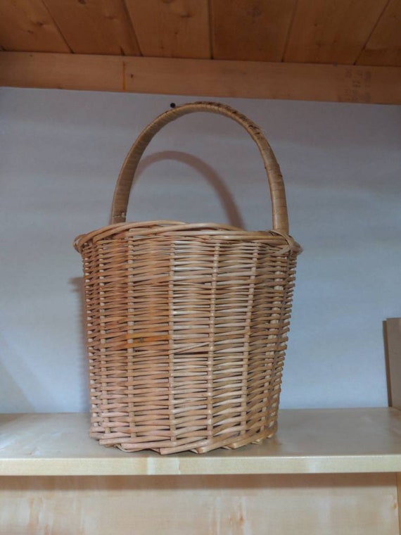 Lovely tall vintage basket