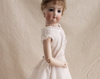 PDF PATTERN 1870s Undergarment Set for 15" lady dolls,  French fashion antique reproduction