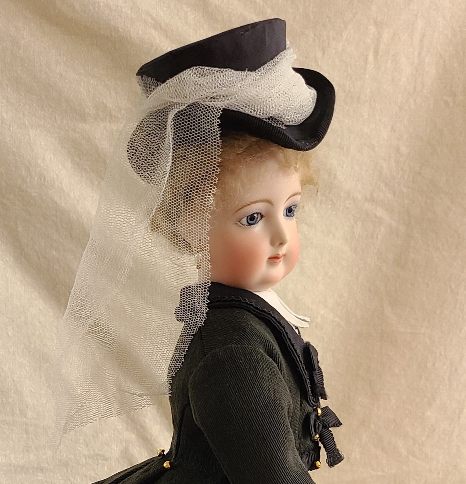PDF PATTERN Riding Hat 1870 for French Fashion Doll, Antique ...