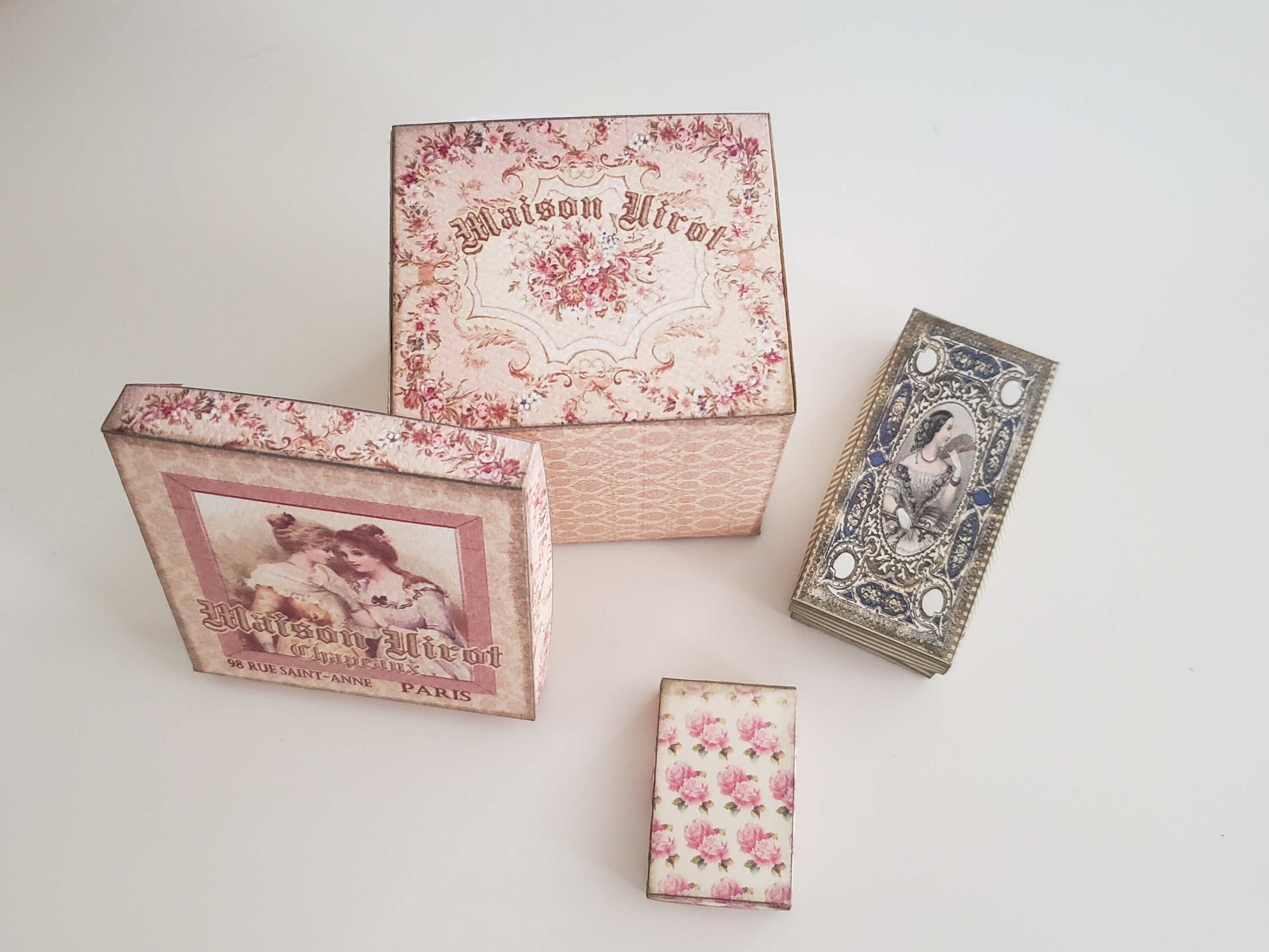 Doll Display Boxes Group 3 artist made French fashion dolls Etsy