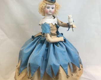 PAPER PATTERN "Folly" by Nicki Burley for resin body doll 14-15" antique reproduction