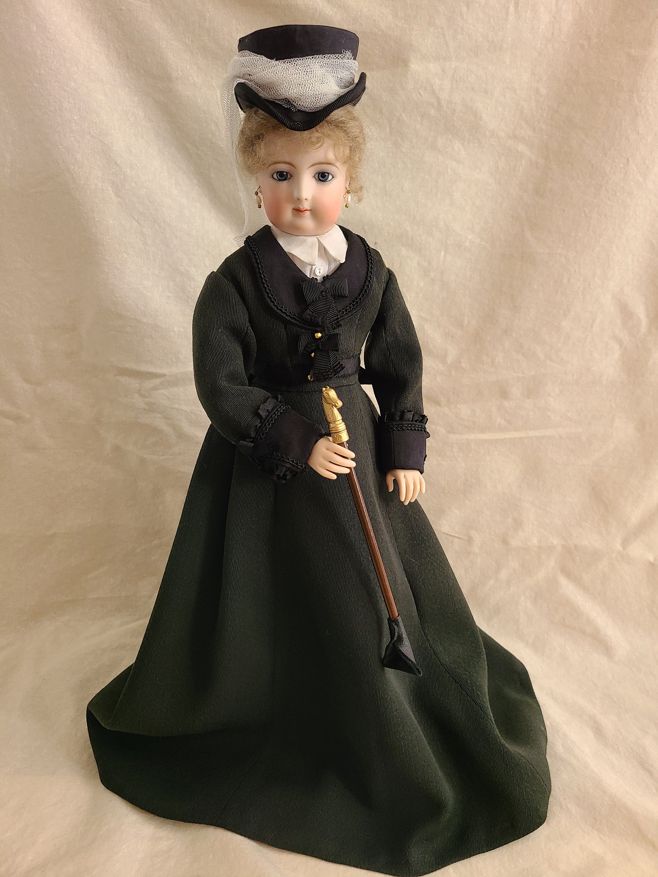 PDF PATTERN Riding Hat 1870 for French Fashion Doll, Antique ...