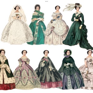 PDF Queen Victoria Boxed Paper Dolls by Kathleen Kaufman-Torres image 3
