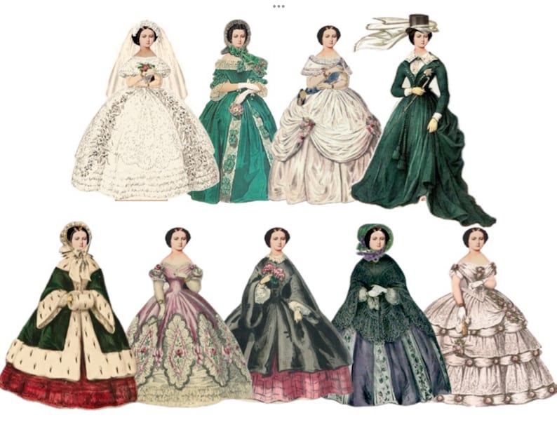 PDF Queen Victoria Boxed Paper Dolls by Kathleen Kaufman-Torres image 3