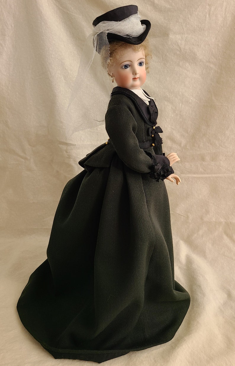 PDF PATTERN Riding Habit 1870 for French Fashion Dolls, 14.5