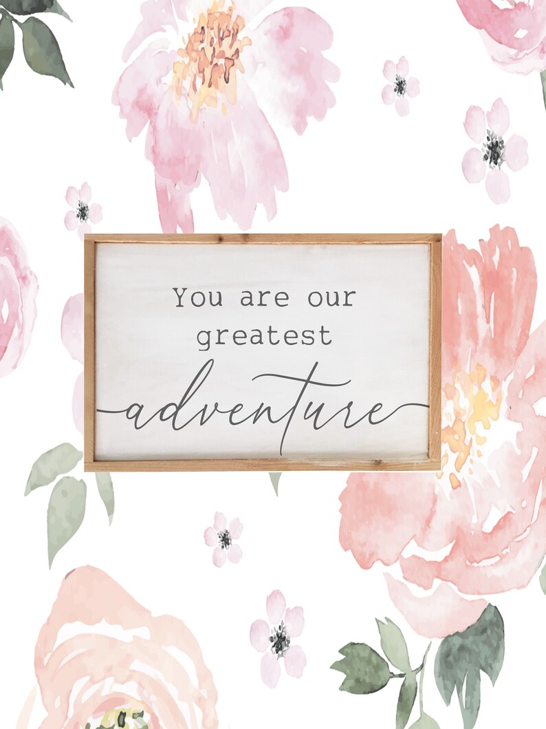 Nursery Quotes / Wall Hanging / Room Decor Ideas / You Are Our Etsy