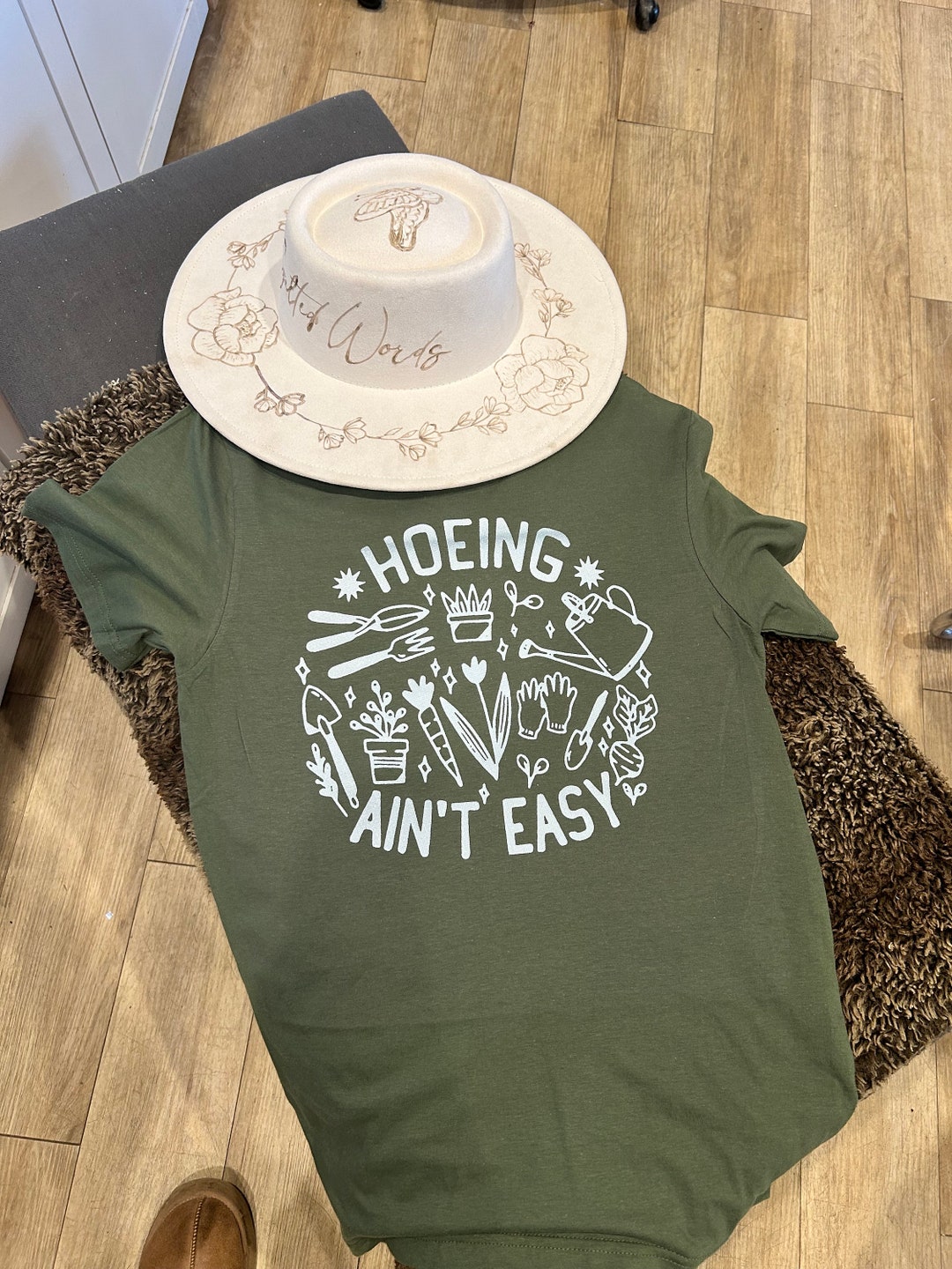 Plant Lover Gift Shirt Hoeing Aint Easy Shirt Funny Gardener Shirt Cute  Gardener Shirt Plant Gardening T-shirt For Women, image size:1080x1440