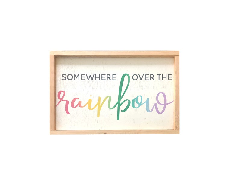 Nursery Quotes / Wall Hanging / Room Decor Ideas / Somewhere Etsy