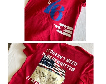 We The People Shirt or dtf print / Patriotic Shirts For Women Man / Vintage constitution Shirt / 1776 Flag T-Shirt /History Shirt /Labor Day