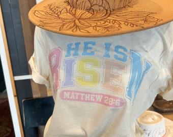 Easter Shirt / He Has Risen DTF / Christian Easter / Easter Sunday T-Shirt / Easter Gift / Easter Scripture T-shirts / Easter Outfit