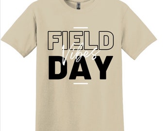 School Field Day Tshirt / Teacher Life Shirt / Happy Field Day / Tshirt or Dtf print School Fun Day Shirt / Gift for Field Day / Teacher Tee