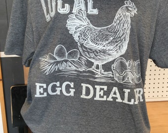 Christian Easter Shirts / Local Egg Dealer T-Shirt / Retro Chicken Shirt/ Farm Sweatshirt / Christian Gifts / Dtf print Easter Gift