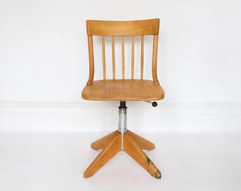 Vintage industrial office chair by Horgen Glarus