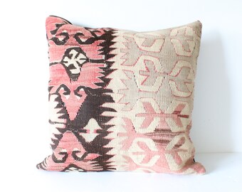 Turque Kilim Coussin Etsy