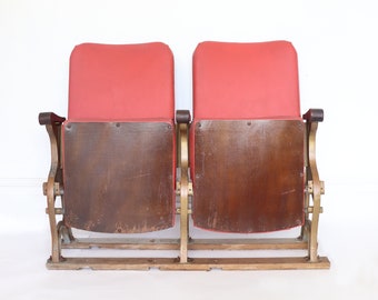 Vintage French theatre seats - cinema seats