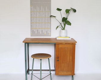 Vintage French Teachers Desk