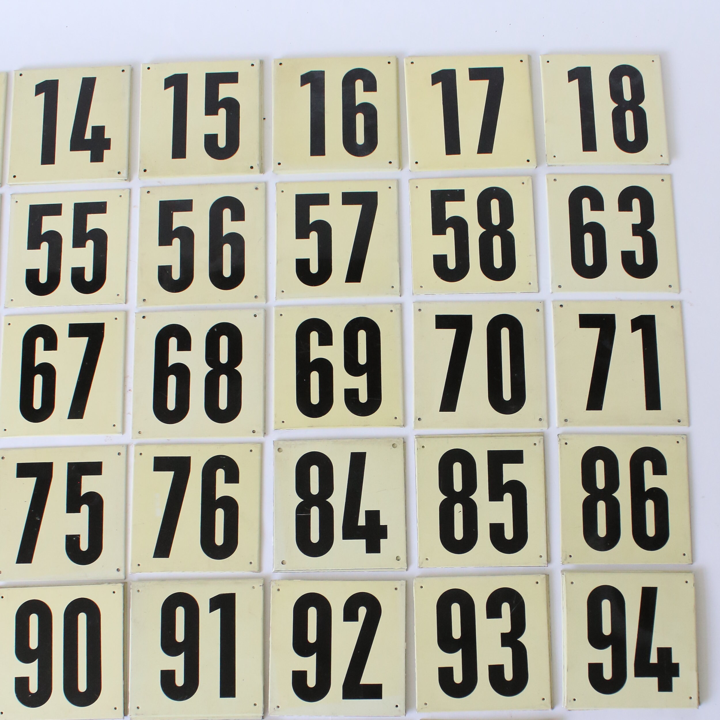 Metal Factory Numbers Decorative Number Etsy UK